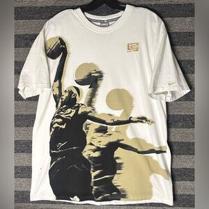 Vintage Rare Y2K Nike LeBron James AOP T-Shirt Men’s Large